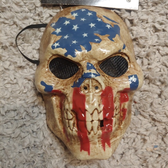 Deathocracy Mask Halloween Adult Size - Picture 1 of 3